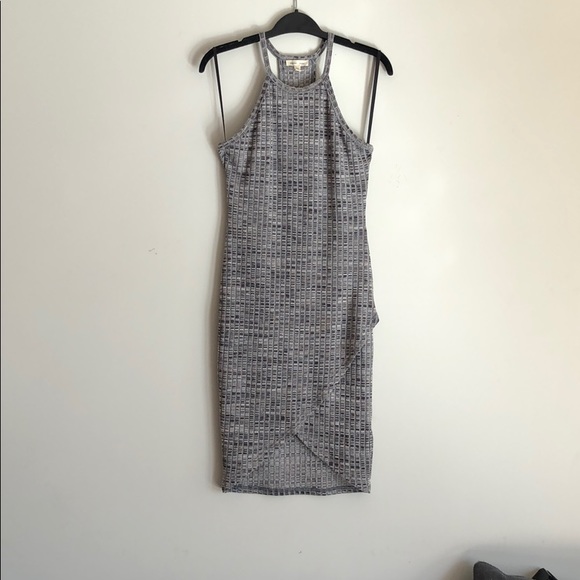 Silence + Noise Gray Tulip Dress Space-dye - Picture 2 of 4